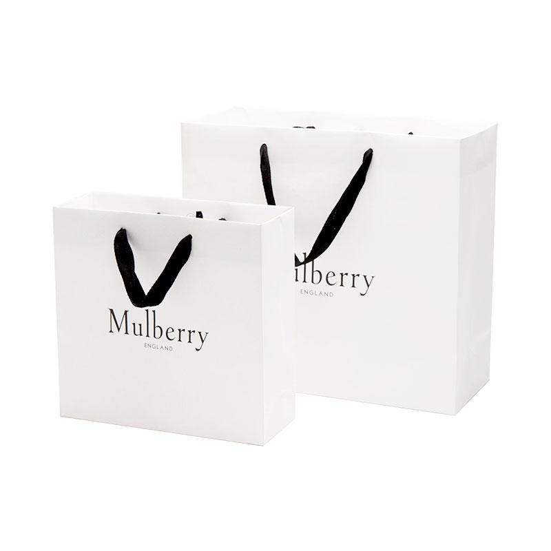 Bespoke high quality carrier bag shopping bag custom printed paper bag