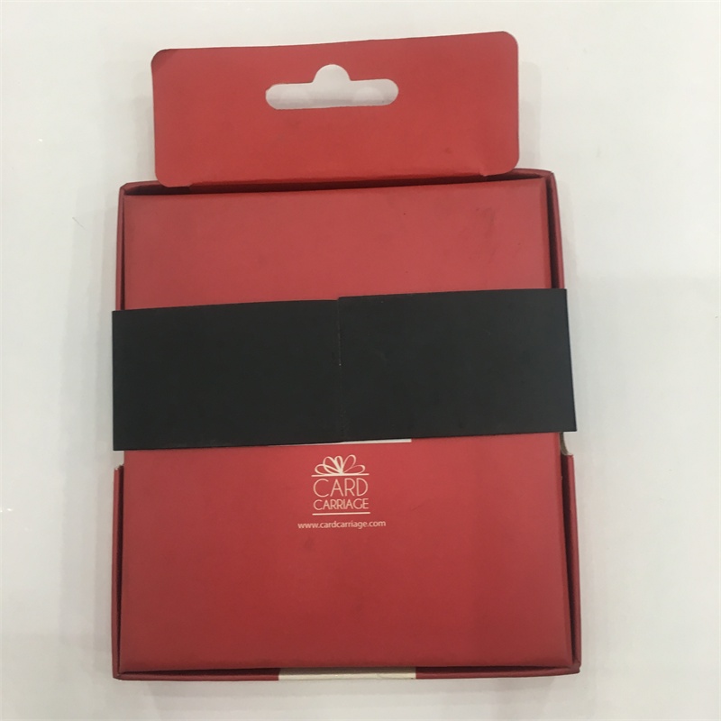 Custom mini paper box diecut handle for gift packaging