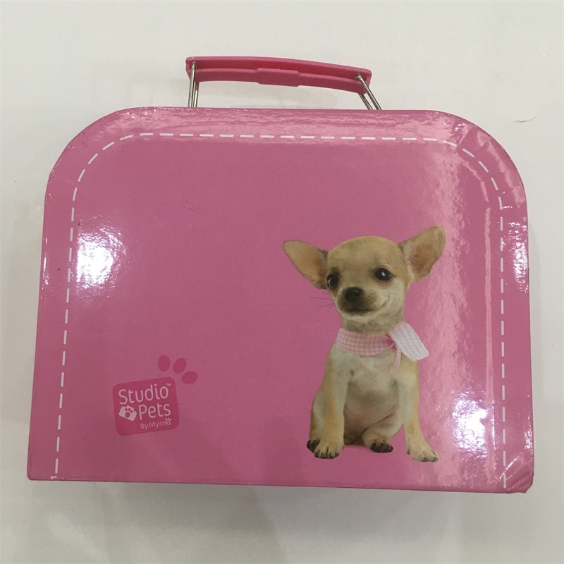 product-Guangjin -pink paper box cute dog childrens handbag-img