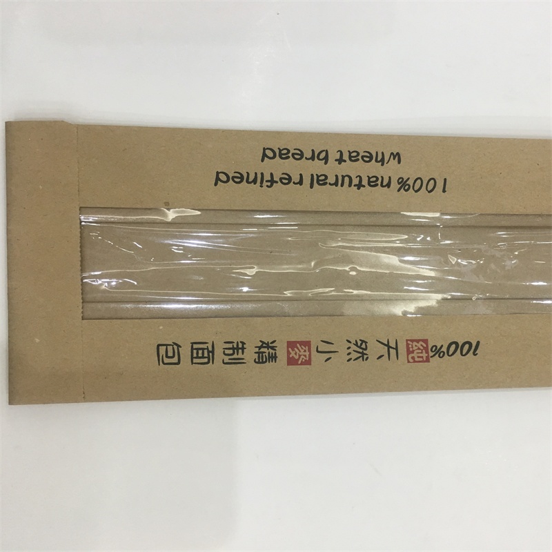 china factory direct machine made break paper bag with PE window